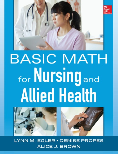 Cover image for book Basic Math for Nursing and Allied Health