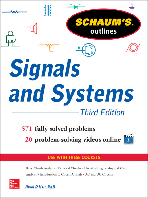 Cover image for book Schaum’s Outline of Signals and Systems 3ed.