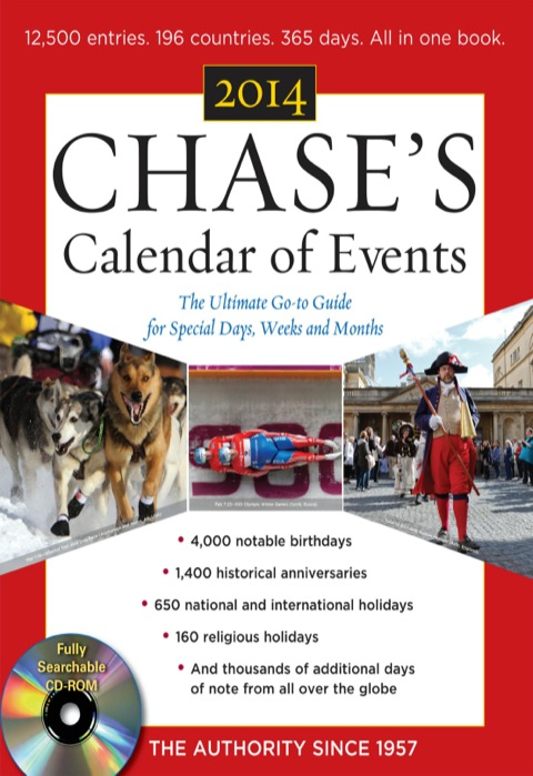 Cover image for book Chase's Calendar of Events 2014 with CD-ROM