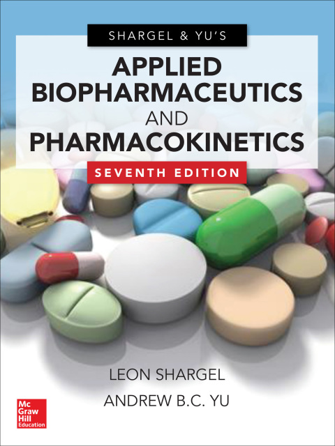 Cover image for book Applied Biopharmaceutics & Pharmacokinetics, Seventh Edition
