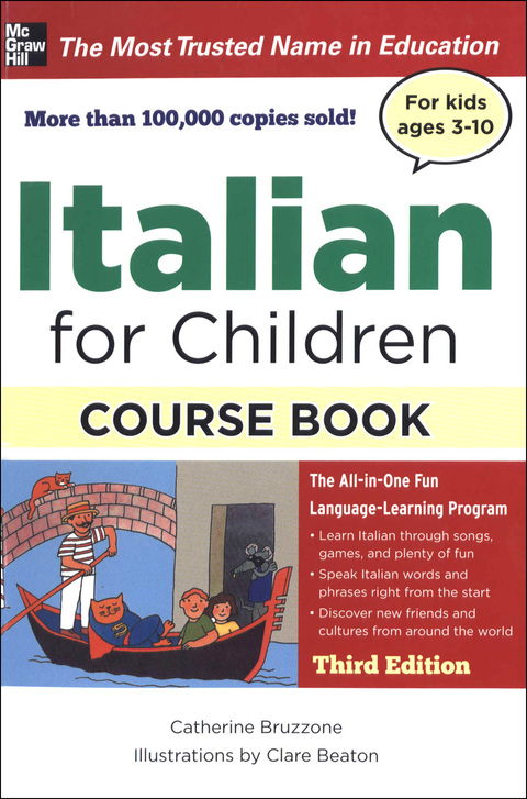 Cover image for book ITALIAN FOR CHILDREN, 3E