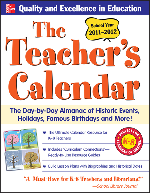 Cover image for book The Teachers Calendar 2011-2012