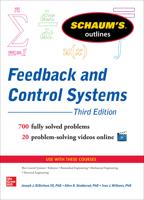 Cover image for book Schaum’s Outline of Feedback and Control Systems, 2nd Edition