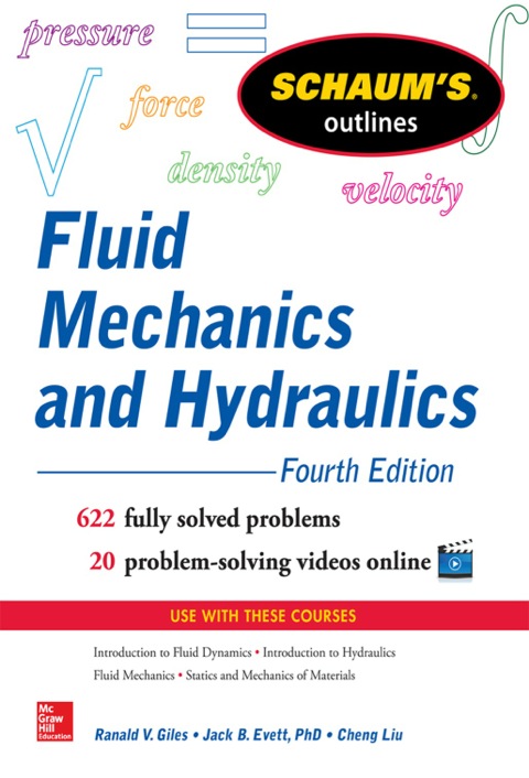 Cover image for book Schaum’s Outline of Fluid Mechanics and Hydraulics