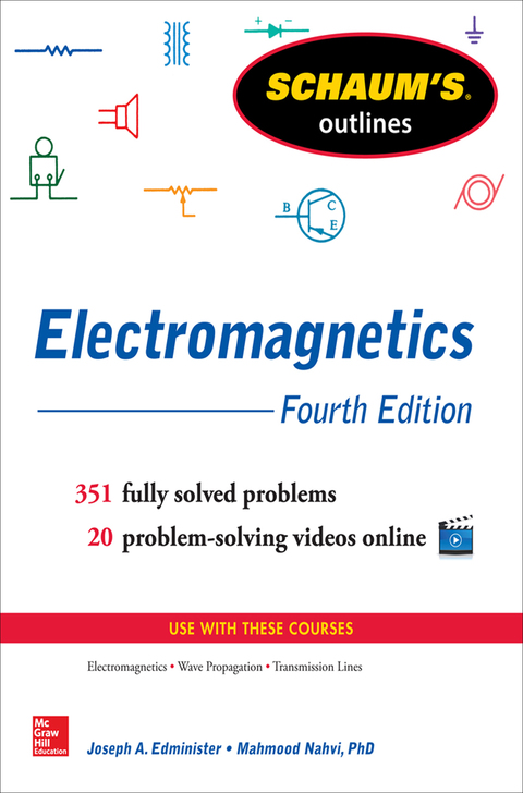 Cover image for book Schaum's Outline of Electromagnetics, 4th Edition