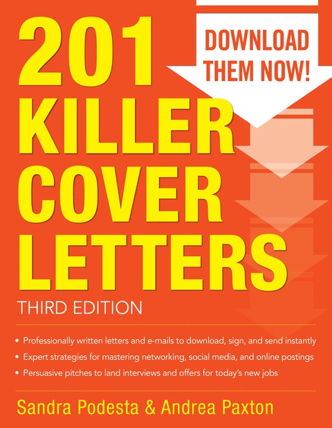 Cover image for book 201 Killer Cover Letters Third Edition