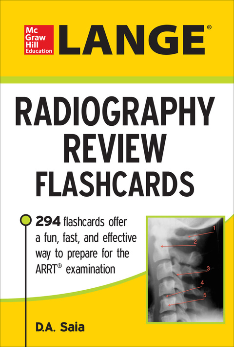 Cover image for book LANGE Radiography Review Flashcards