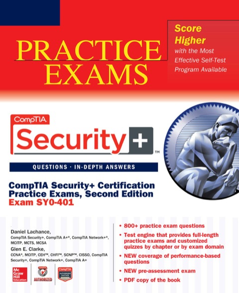 Cover image for book CompTIA Security+ Certification Practice Exams, Second Edition (Exam SY0-401)