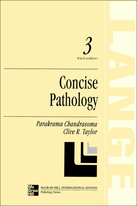 Cover image for book Concise Pathology 3/e  EB