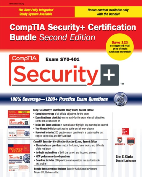 Cover image for book CompTIA Security+ Certification Bundle, Second Edition (Exam SY0-401)