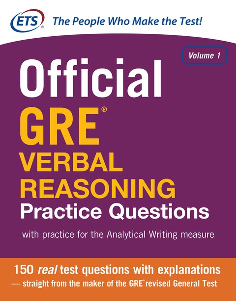 Cover image for book Official GRE Verbal Reasoning Practice Questions
