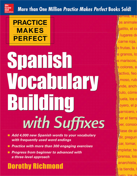 Cover image for book Practice Makes Perfect: Spanish Vocabulary Builder
