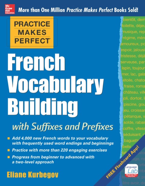 Cover image for book Practice Makes Perfect French Vocabulary Building with Suffixes and Prefixes