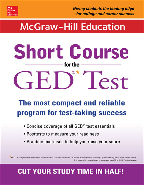 Cover image for book McGraw-Hill Education Short Course for the GED Test