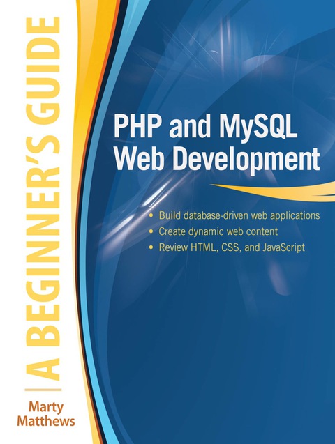 Cover image for book PHP and MySQL Web Development: A Beginner’s Guide