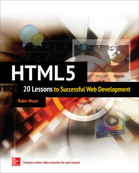 Cover image for book HTML5: 20 Lessons to Successful Web Development