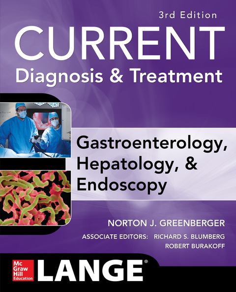 Cover image for book CURRENT Diagnosis & Treatment Gastroenterology, Hepatology, & Endoscopy