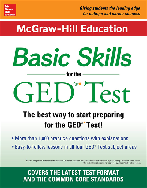 Cover image for book McGraw-Hill Education Basic Skills for the GED Test