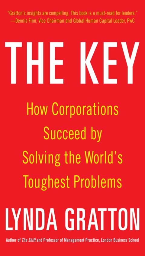Cover image for book The Key: How Corporations Succeed by Solving the World's Toughest Problems