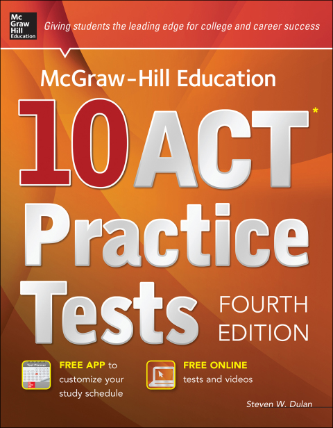 Cover image for book McGraw-Hill Education 10 ACT Practice Tests, 4th Edition