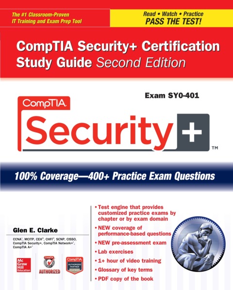 Cover image for book CompTIA Security+ Certification Study Guide, Second Edition (Exam SY0-401)