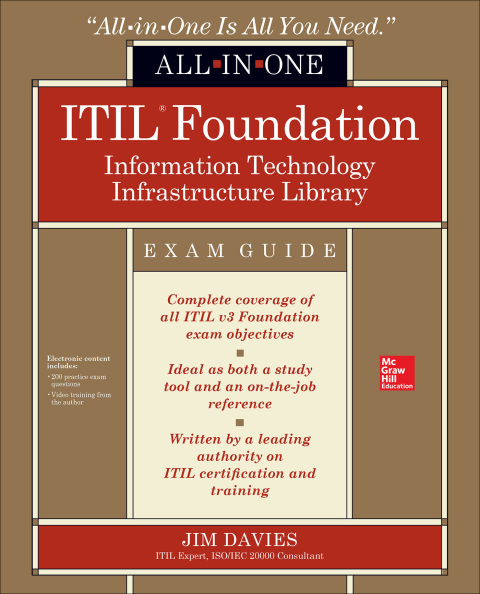 Cover image for book ITIL Foundation All-in-One Exam Guide