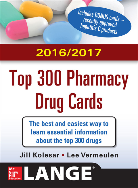 Cover image for book McGraw-Hill's 2016/2017 Top 300 Pharmacy Drug Cards