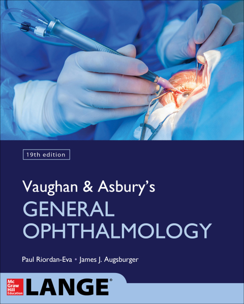Cover image for book Vaughan & Asbury's General Ophthalmology, 19th Edition