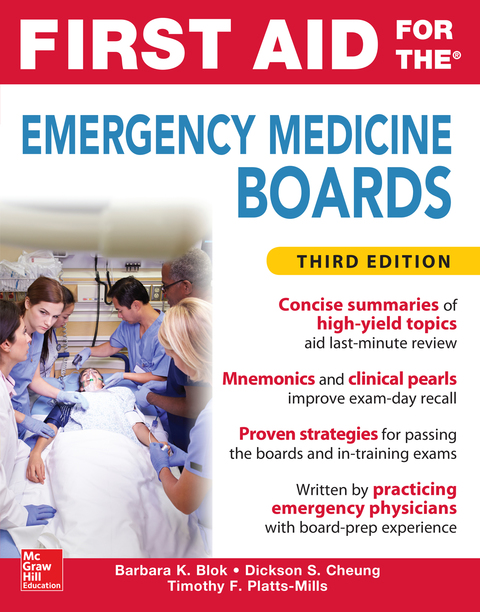 Cover image for book First Aid for the Emergency Medicine Boards Third Edition