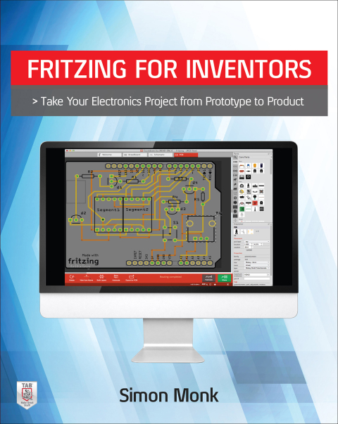 Cover image for book Fritzing for Inventors: Take Your Electronics Project from Prototype to Product