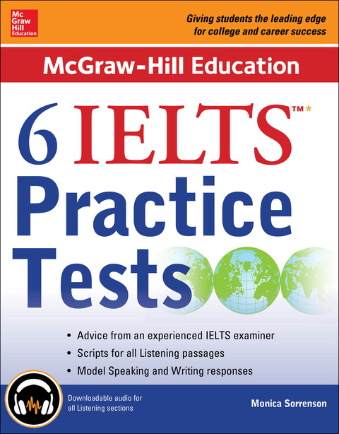 Cover image for book McGraw-Hill Education 6 IELTS Practice Tests (basic ebook)