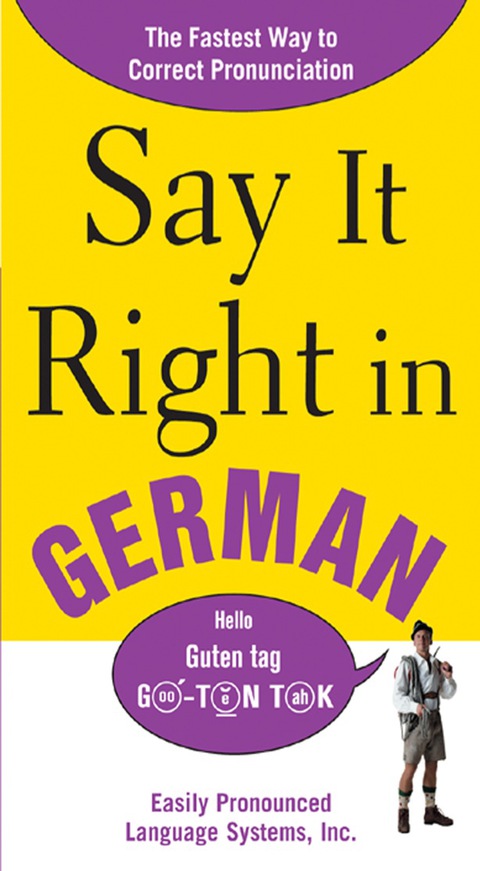 Cover image for book Say It Right In German