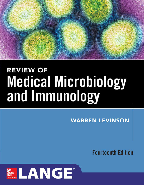 Cover image for book Review of Medical Microbiology and Immunology 14E