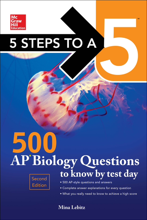 Cover image for book McGraw-Hill Education 500 AP Biology Questions to Know by Test Day, 2nd edition