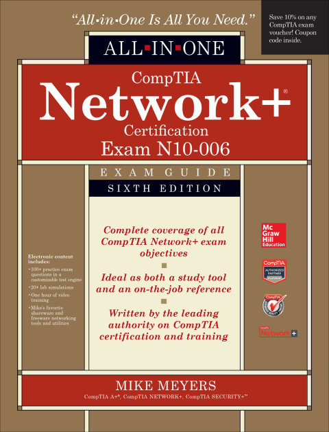 Cover image for book CompTIA Network+ All-In-One Exam Guide, Sixth Edition (Exam N10-006)