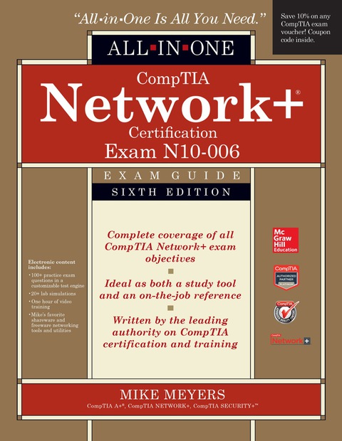 Cover image for book CompTIA Network+ All-In-One Exam Guide (Exam N10-006)