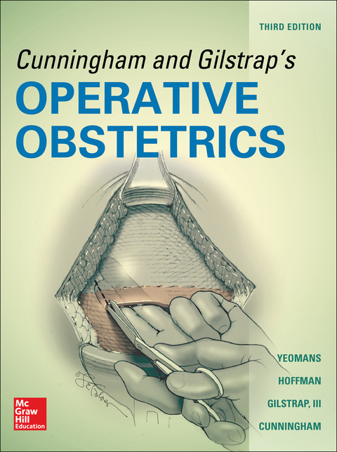 Cover image for book Cunningham and Gilstrap's Operative Obstetrics, Third Edition