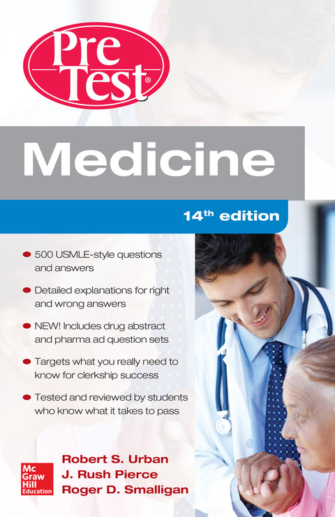 Cover image for book Medicine PreTest Self-Assessment and Review, Fourteenth Edition
