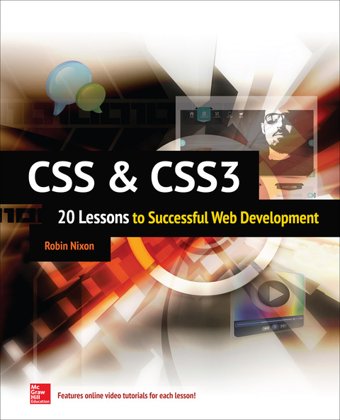 Cover image for book CSS & CSS3: 20 Lessons to Successful Web Development