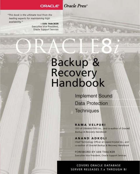 Cover image for book Oracle8i Backup & Recovery