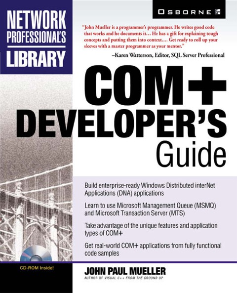 Cover image for book COM+ Developer’s Guide