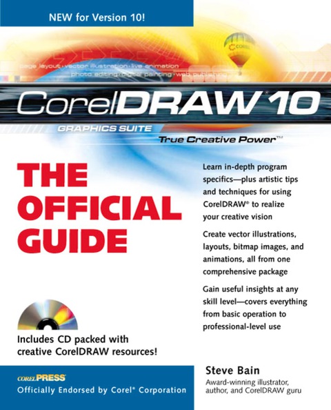Cover image for book CorelDRAW™ 10: The Official Guide