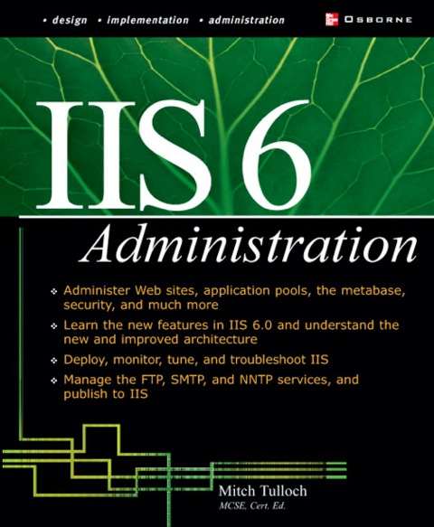 Cover image for book IIS 6 Administration