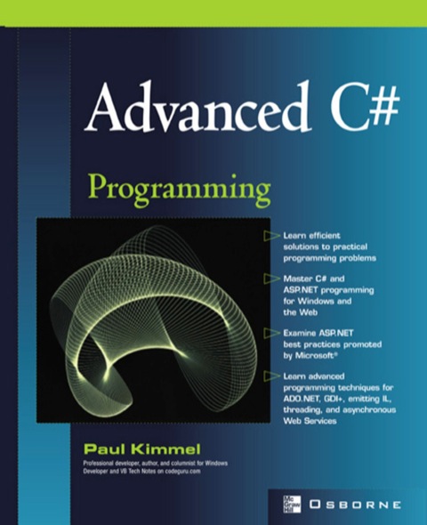 Cover image for book Advanced C# Programming