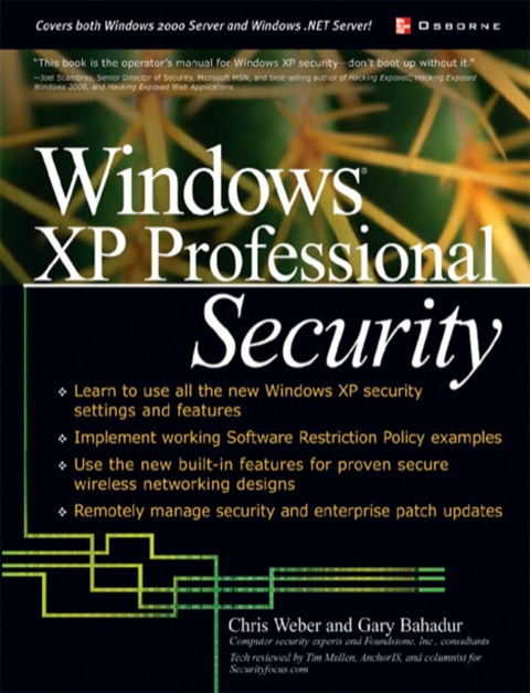 Cover image for book Windows(R) XP Professional Security