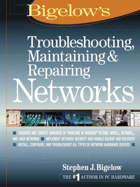 Cover image for book Troubleshooting, Maintaining & Repairing Networks