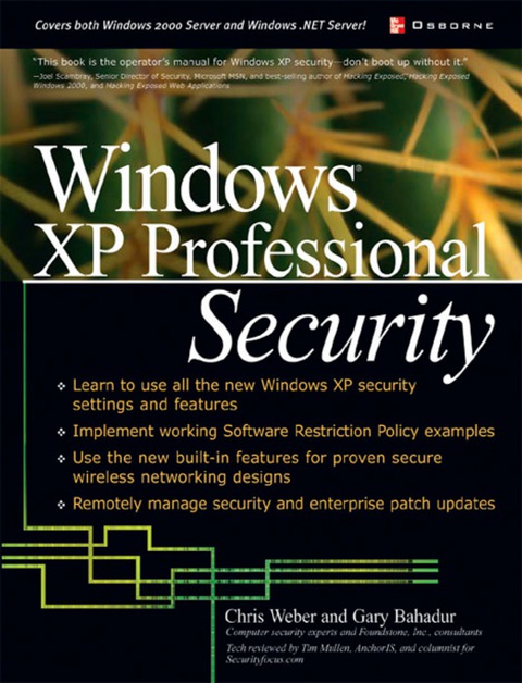 Cover image for book Windows(R) XP Professional Security