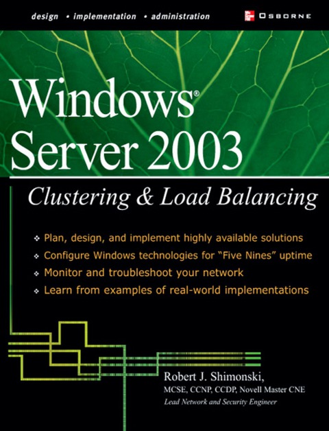 Cover image for book Windows Server 2003 Clustering & Load Balancing