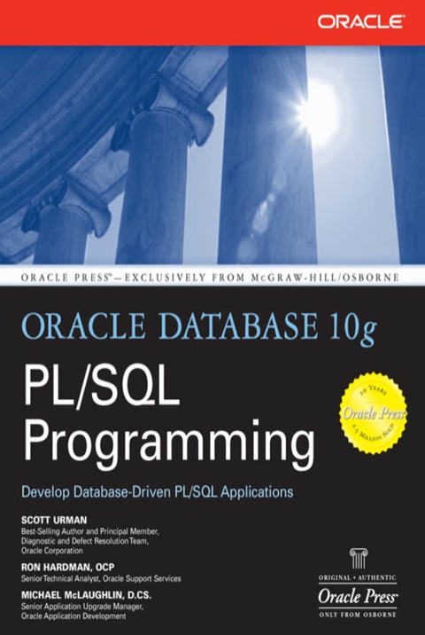 Cover image for book Oracle Database 10g PL/SQL Programming