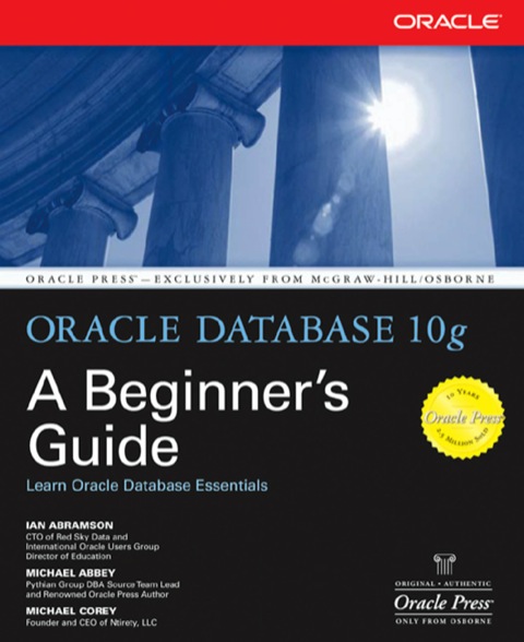 Cover image for book Oracle Database 10g: A Beginner's Guide